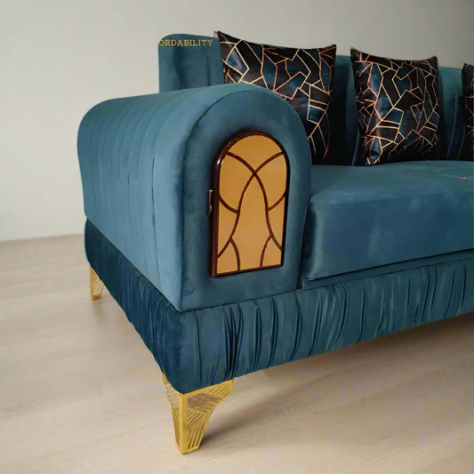 Luxury 7 seater L shape sofa