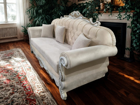 6 seater living room sofa with cushions