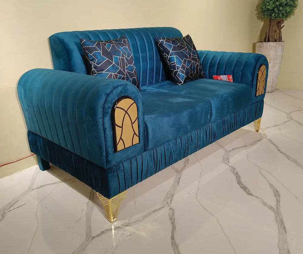 6 seater sleek sofa set