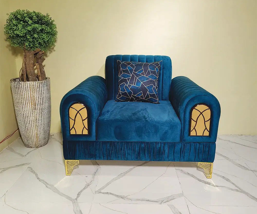 6 seater sleek sofa set