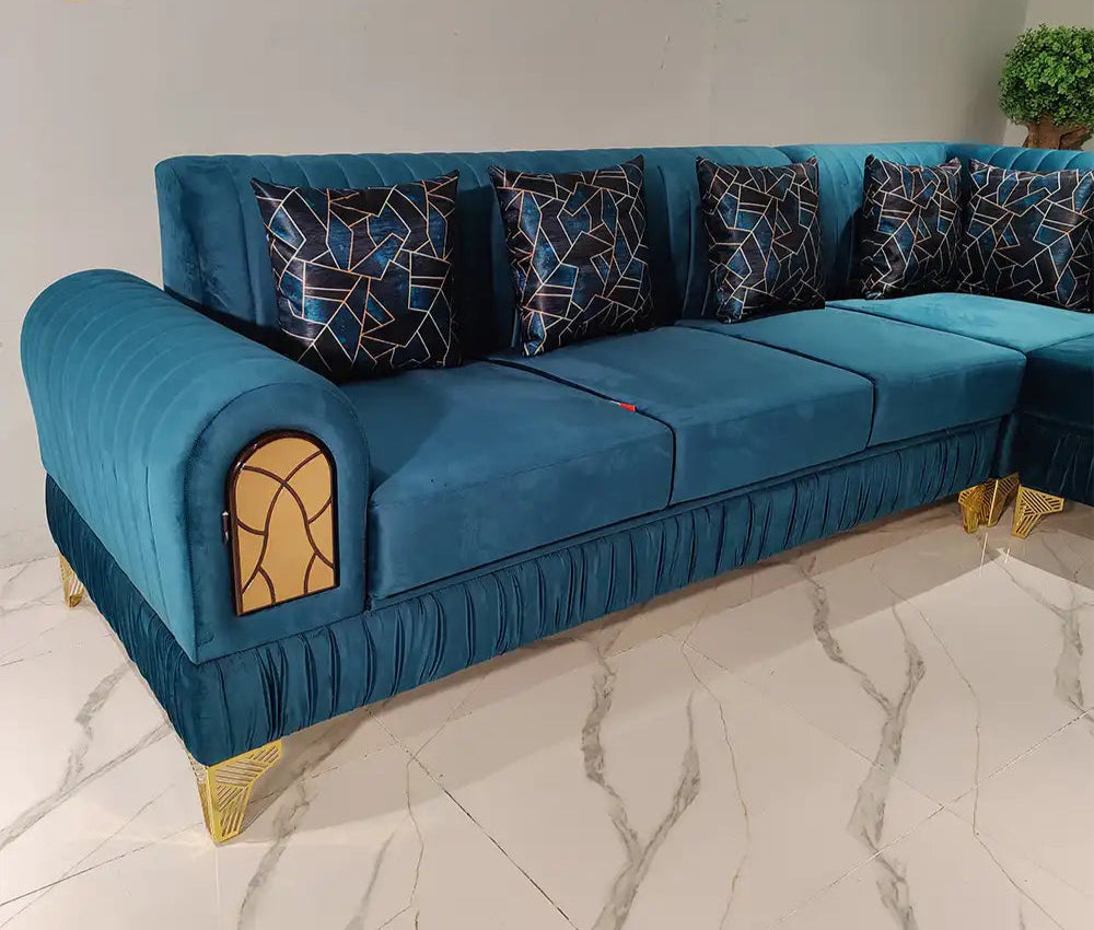 Luxury 7 seater L shape sofa