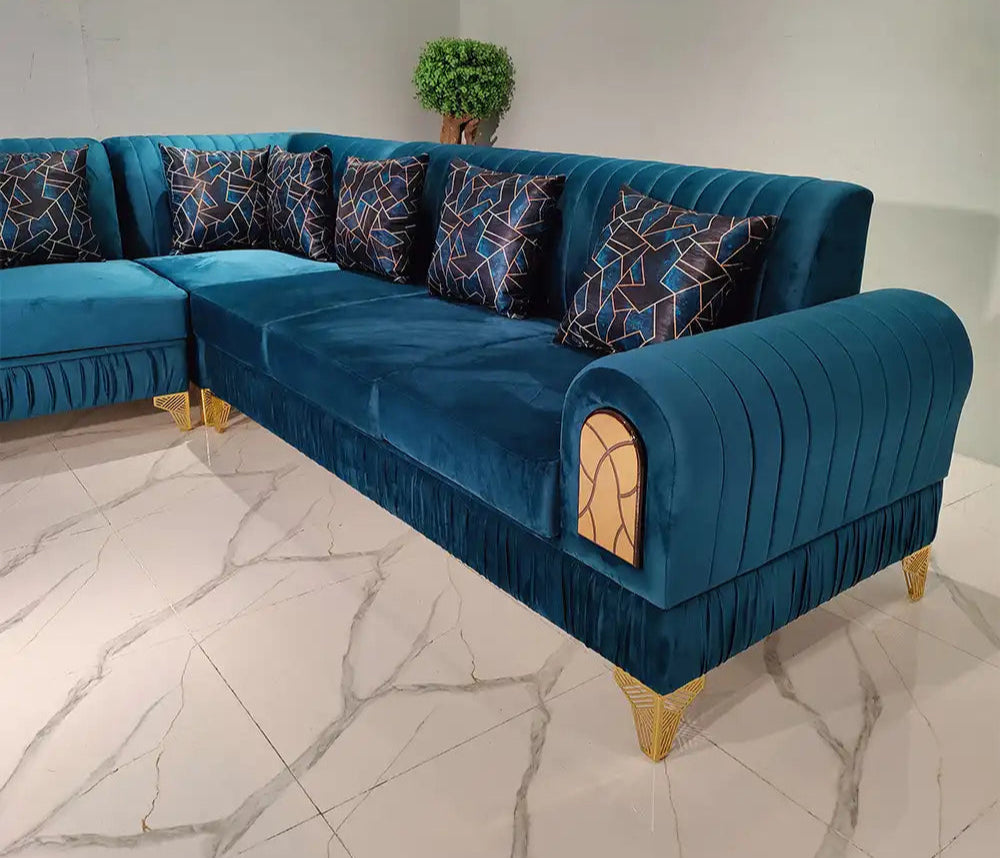 Luxury 7 seater L shape sofa