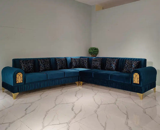 Luxury 7 seater L shape sofa