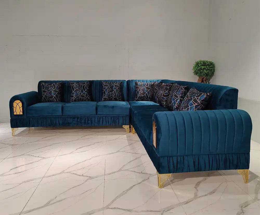 Luxury 7 seater L shape sofa