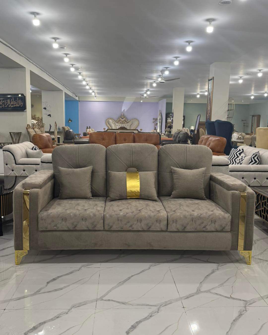 Plush Panorama 6 seater sofa