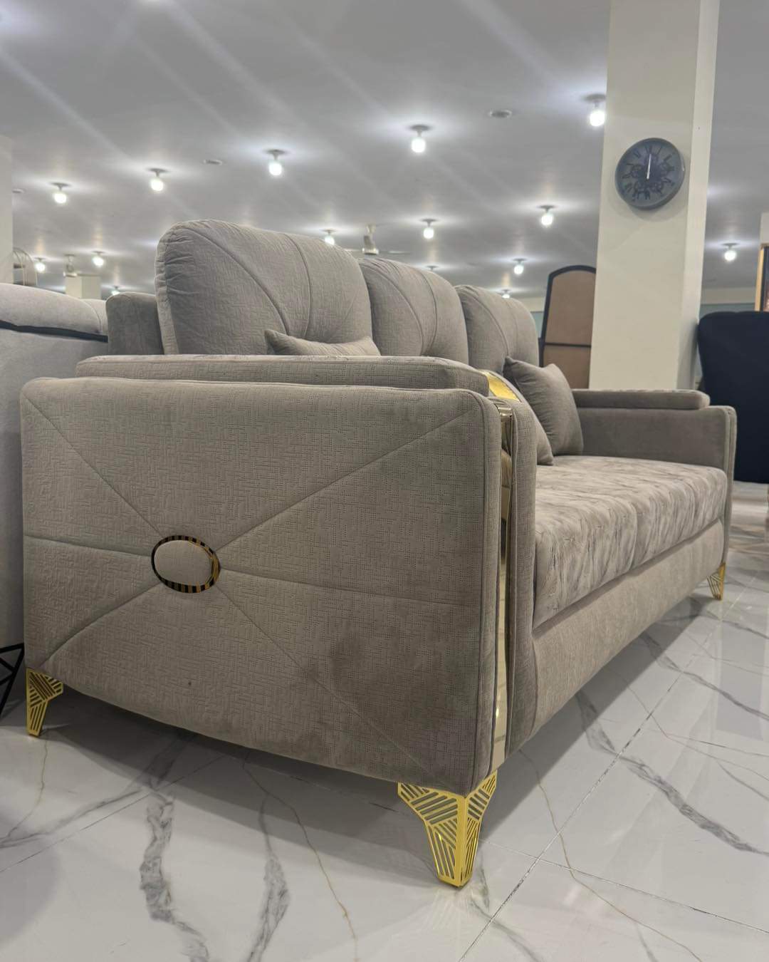 Plush Panorama 6 seater sofa