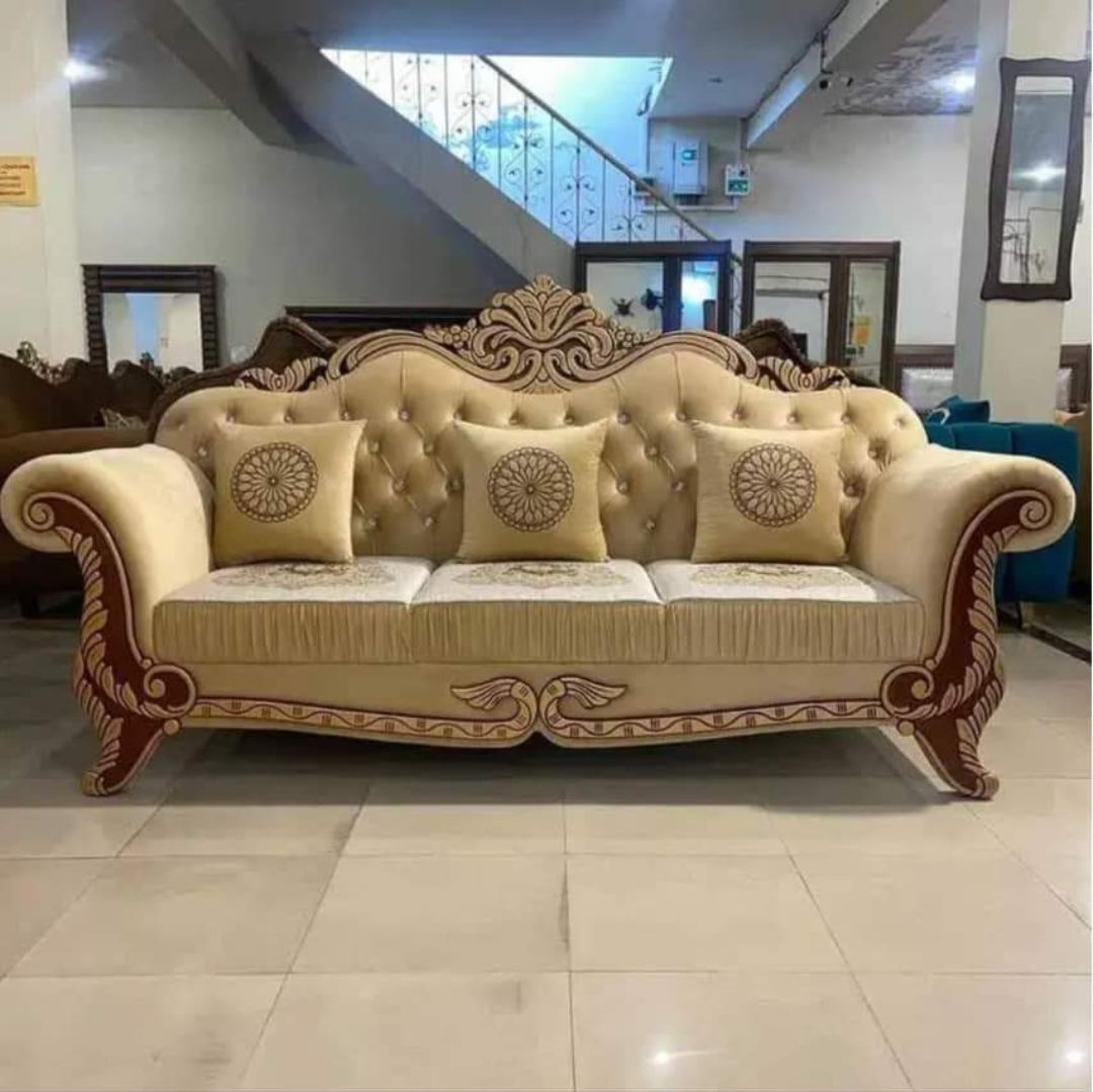 Timeless texture 6 seater sofa