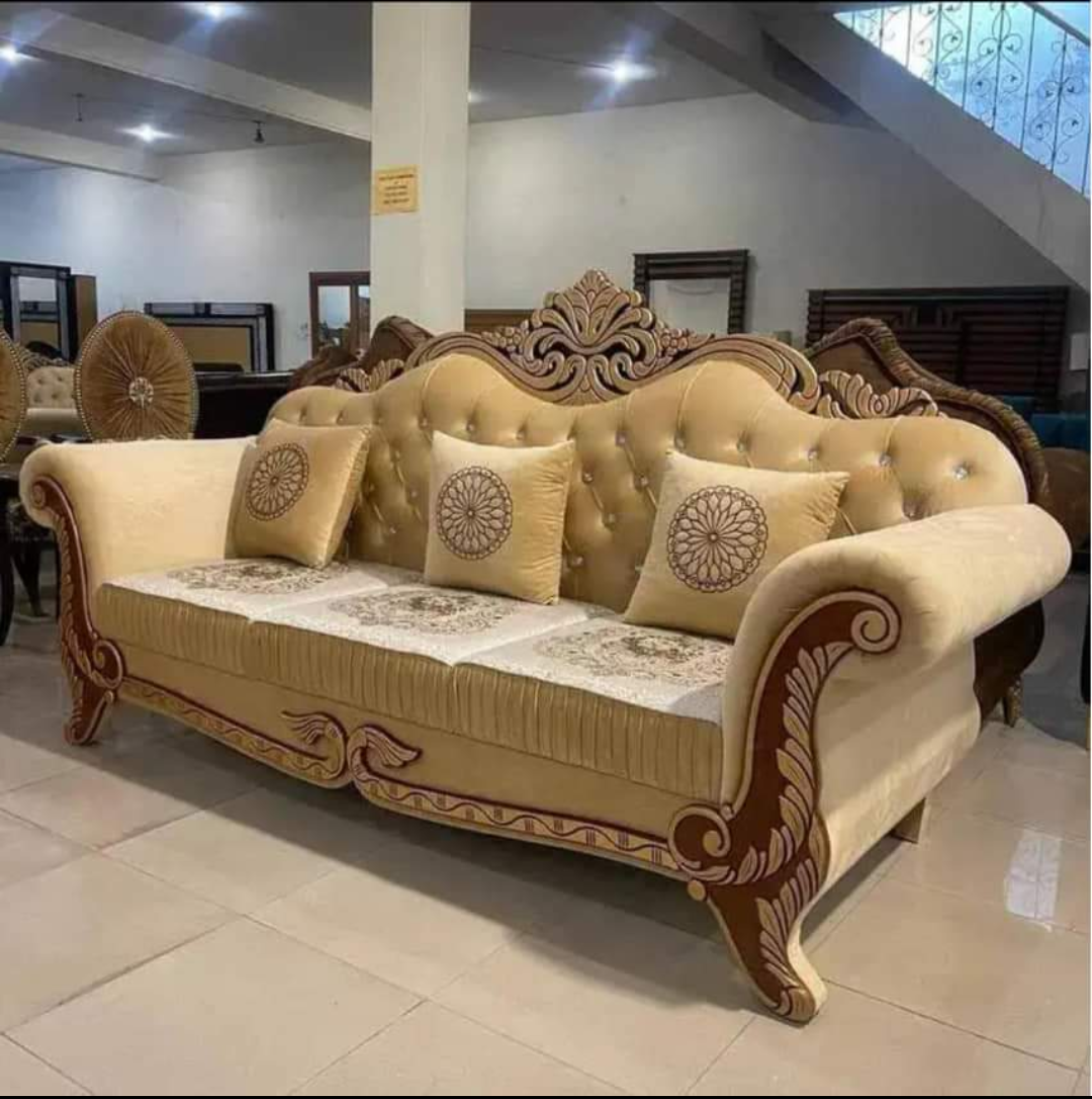 Timeless texture 6 seater sofa