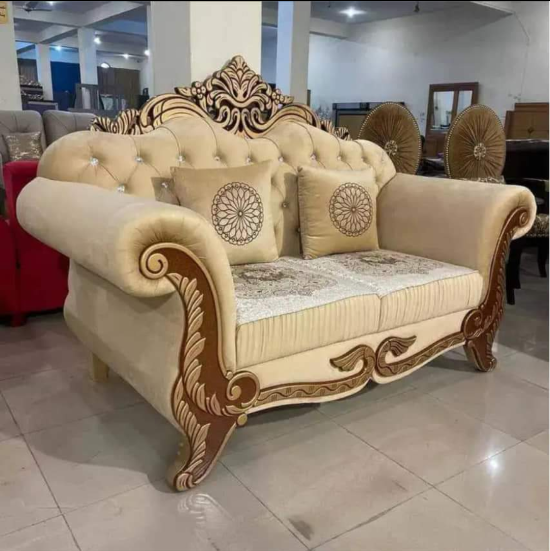 Timeless texture 6 seater sofa