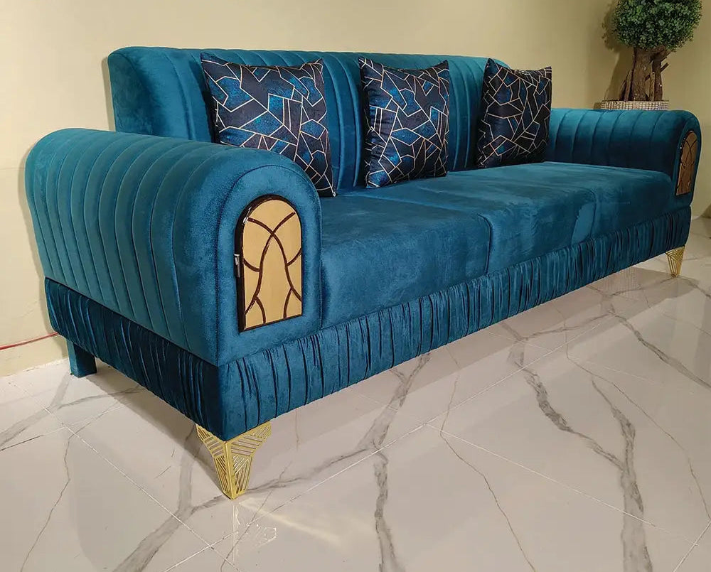 6 seater sleek sofa set