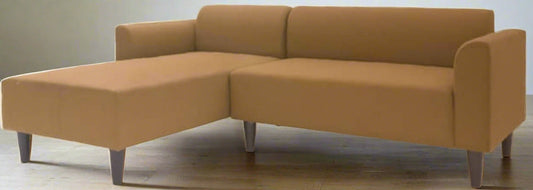 Sleek L shape sofa set